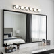 Chrome Vanity Light 6 globes B15 65cm Hollywood Chrome Vanity Light 6 globes B15 65cm Hollywood